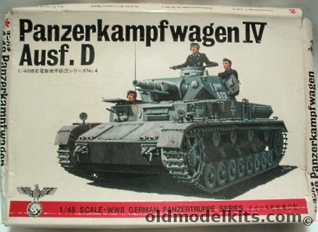 Bandai 1/48 Panzerkampfwagen IV Ausf.D - Sd.Kfz.161, 8224 plastic model kit